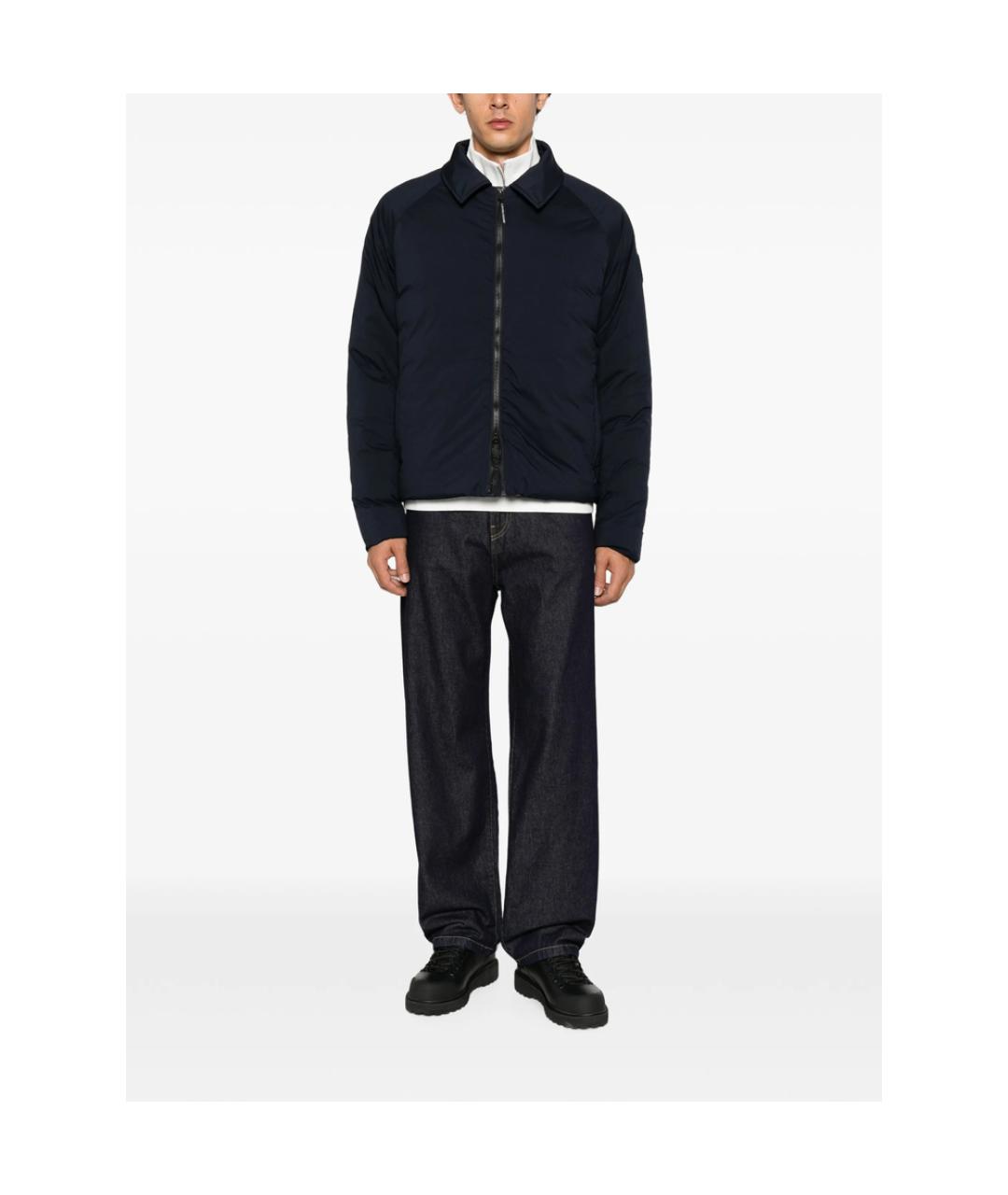 CANADA GOOSE Синяя нейлоновая куртка, фото 4