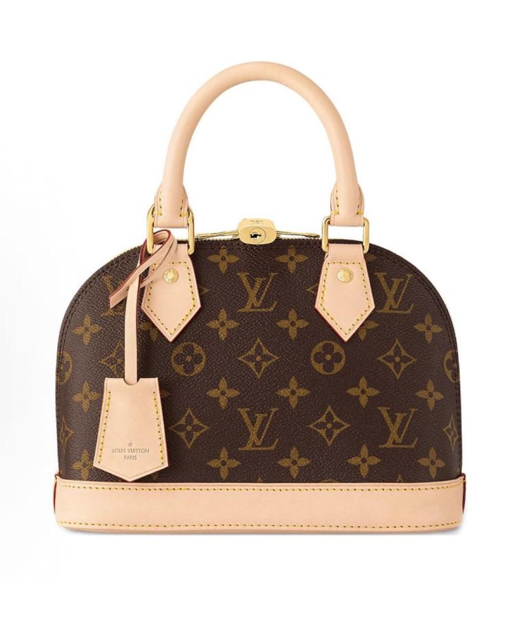 LOUIS VUITTON Коричневая сумка через плечо из канвы, фото 5