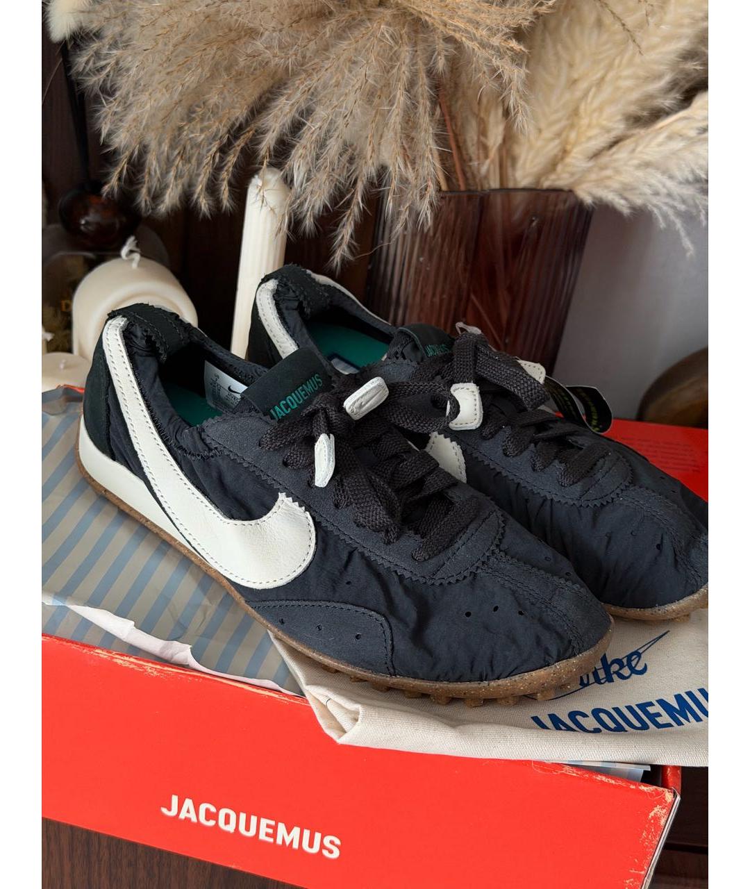 NIKE Черные текстильные кеды, фото 7
