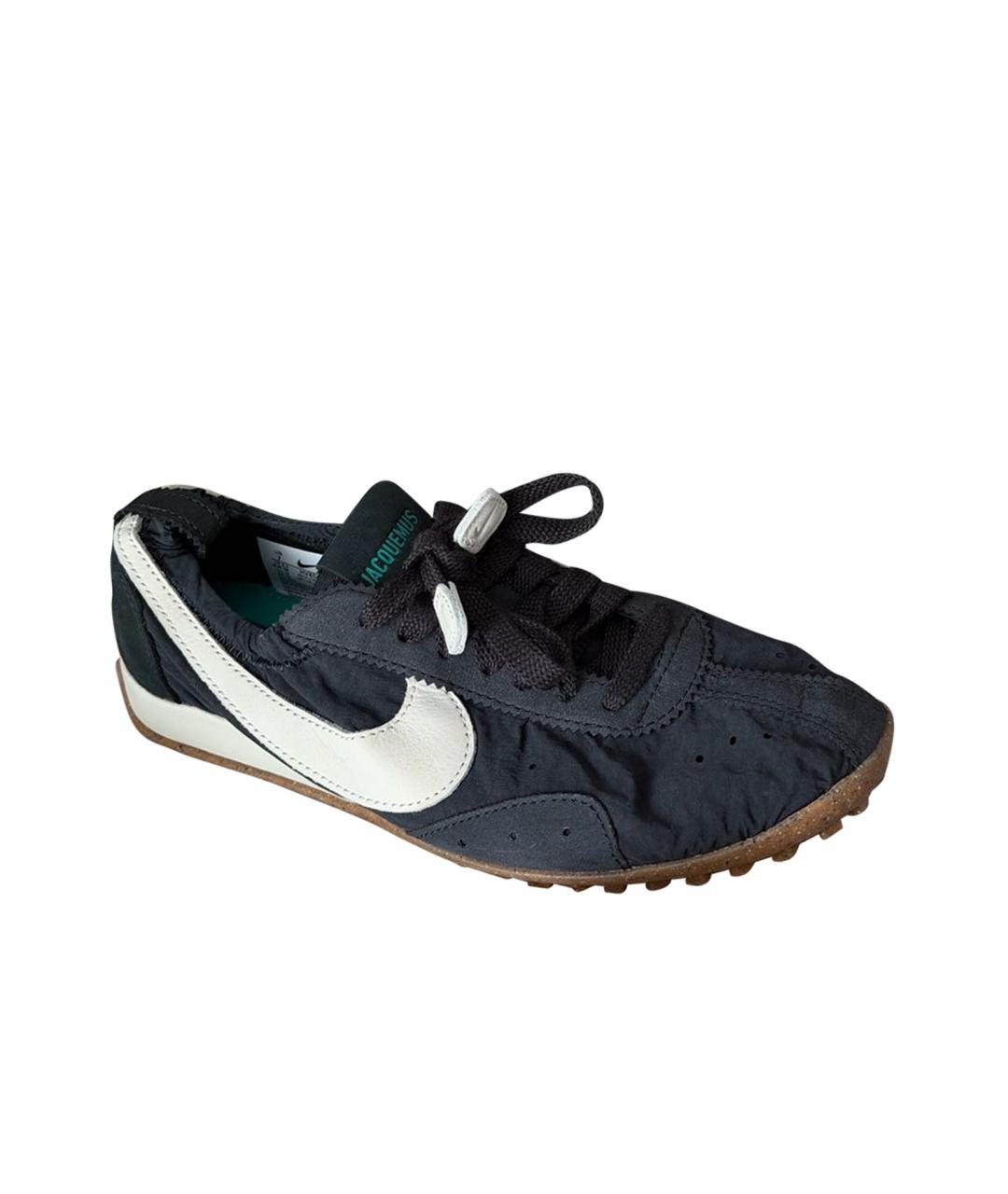 NIKE Черные текстильные кеды, фото 1