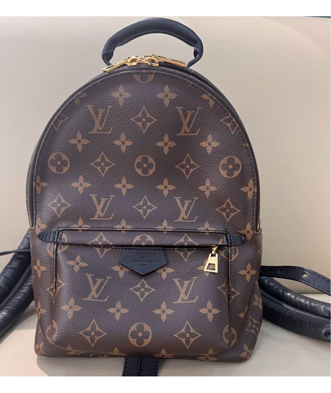 LOUIS VUITTON Коричневый рюкзак из канвы, фото 4