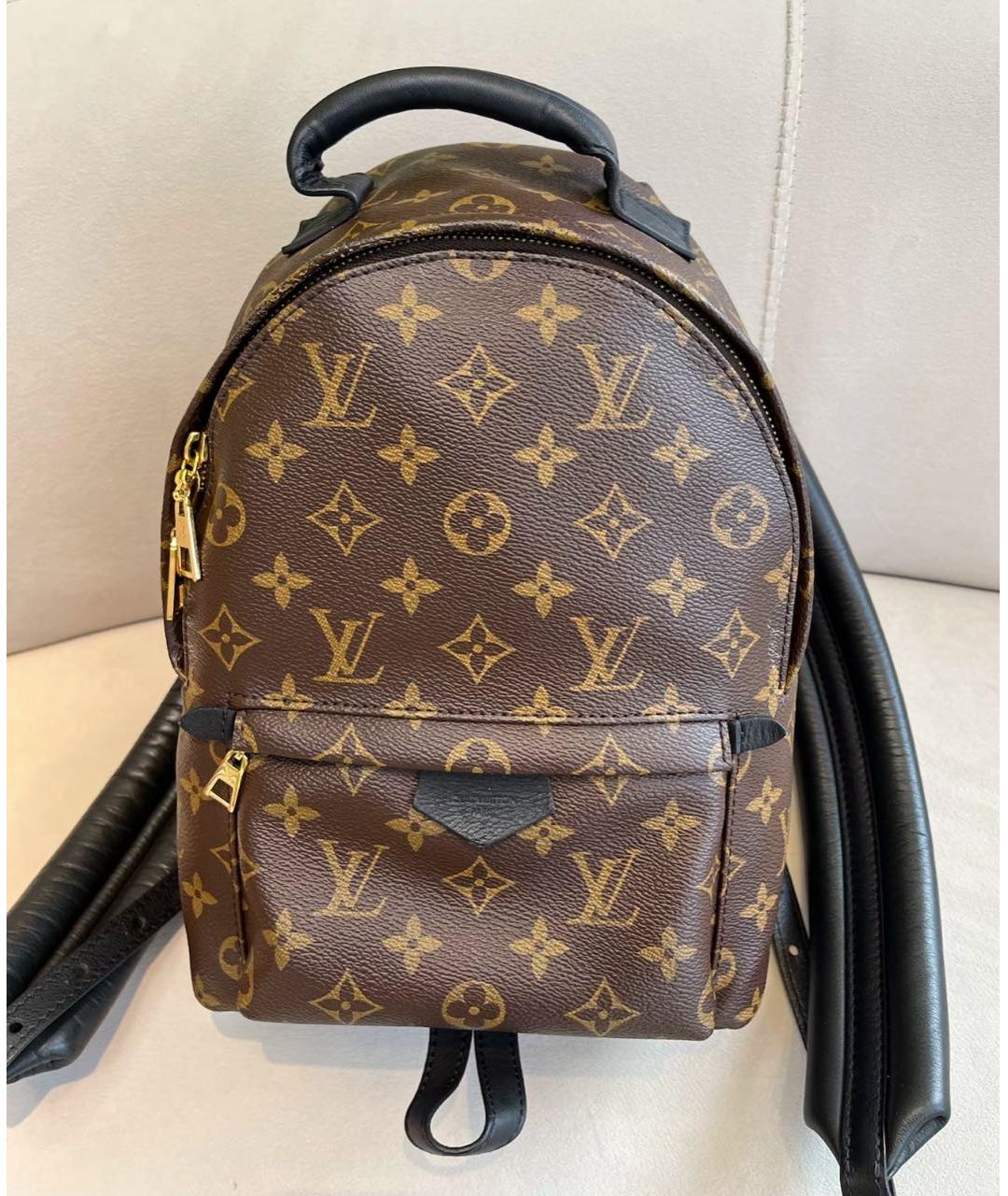 LOUIS VUITTON Коричневый рюкзак из канвы, фото 3
