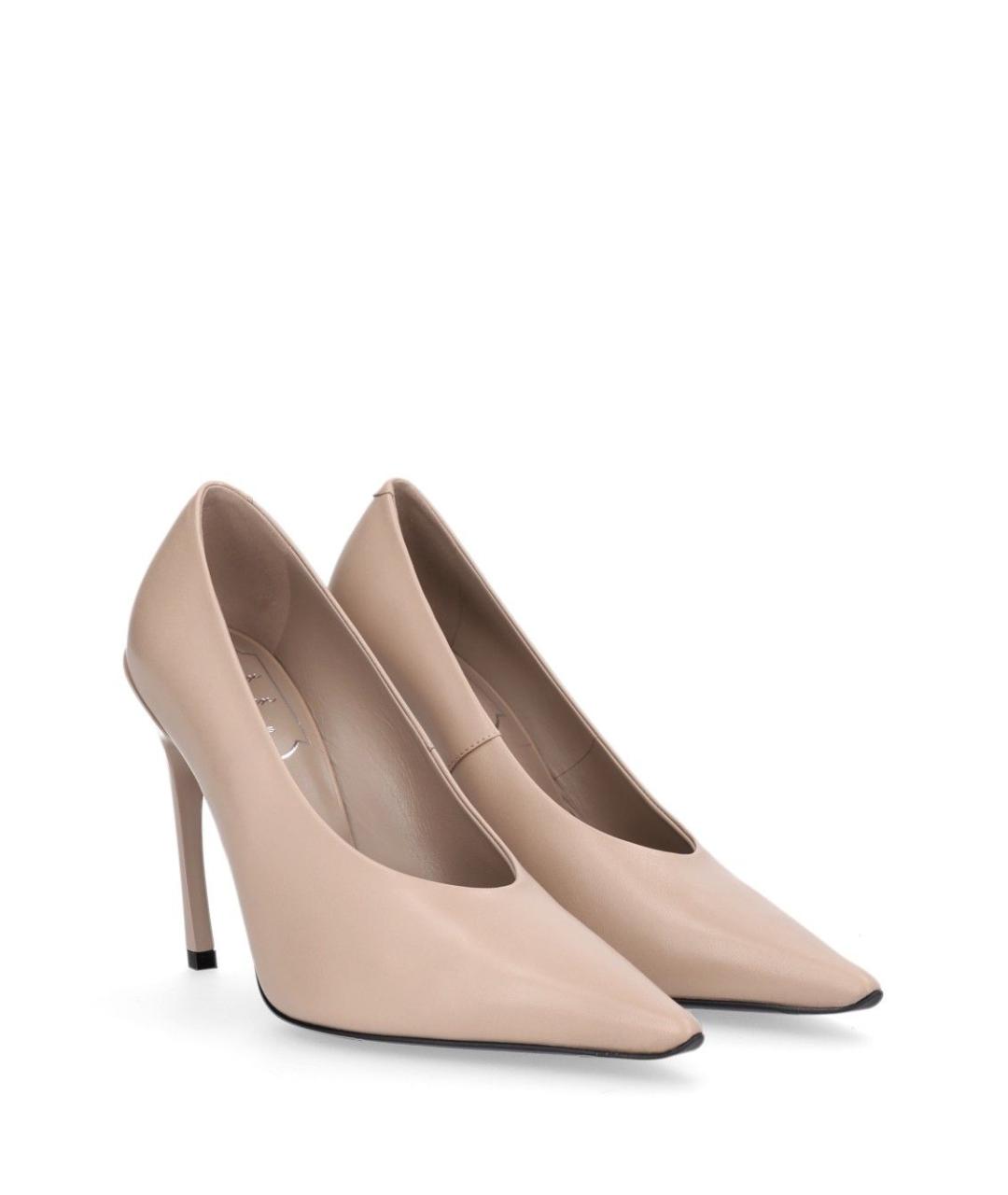 ROGER VIVIER Бежевые кожаные туфли, фото 2