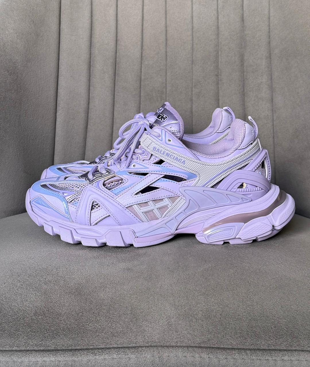 BALENCIAGA Фиолетовые кроссовки, фото 9