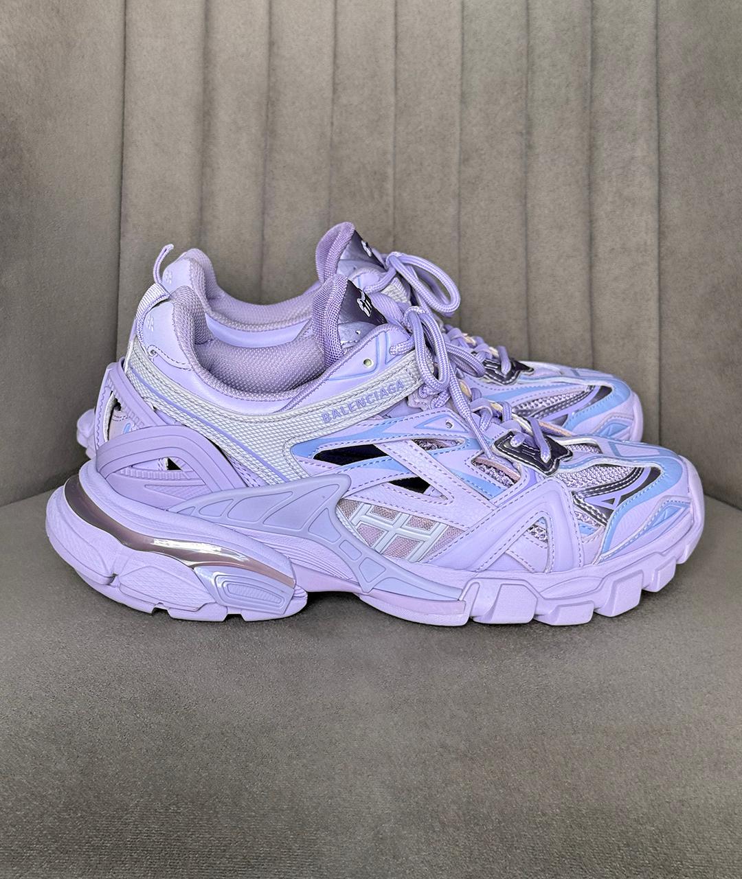 BALENCIAGA Фиолетовые кроссовки, фото 4