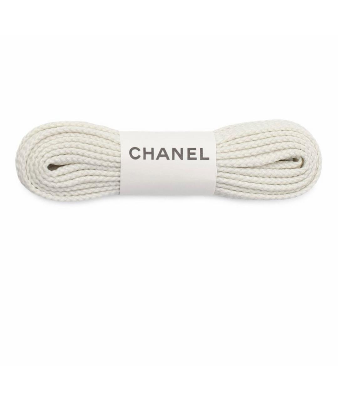 CHANEL Белые кожаные кеды, фото 5