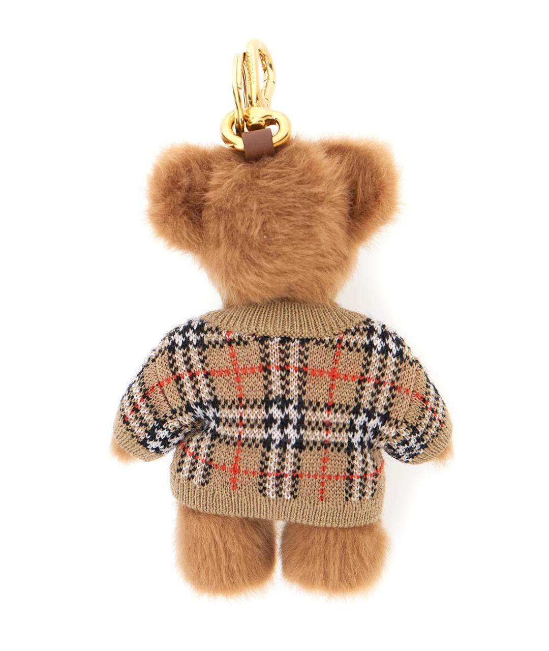 BURBERRY Бежевый брелок, фото 2