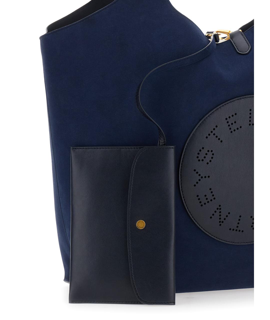 STELLA MCCARTNEY Синяя синтетическая сумка тоут, фото 3