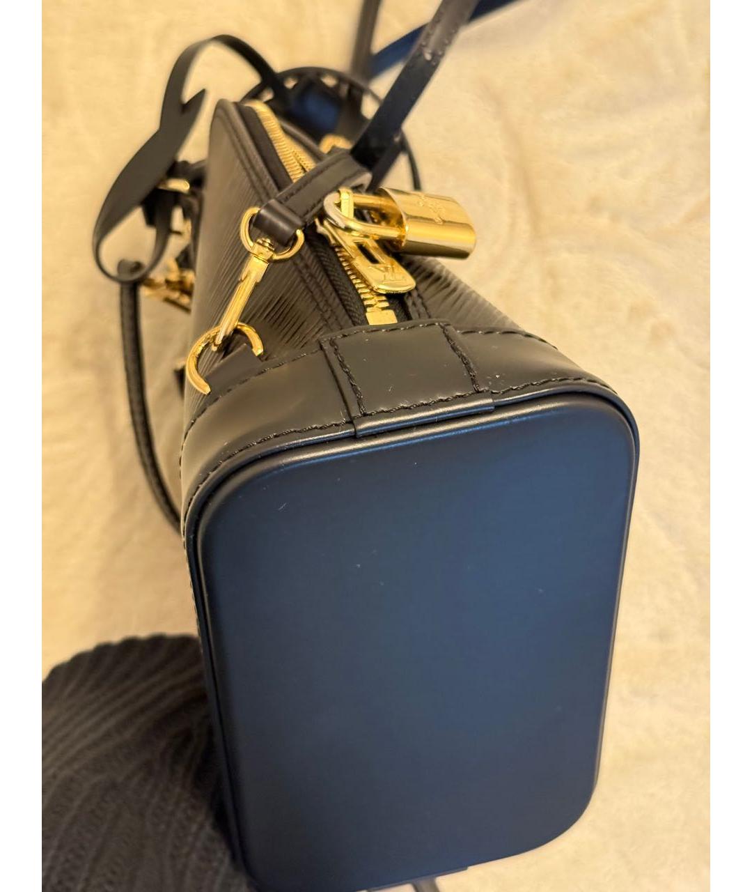 LOUIS VUITTON Черный кожаный рюкзак, фото 5