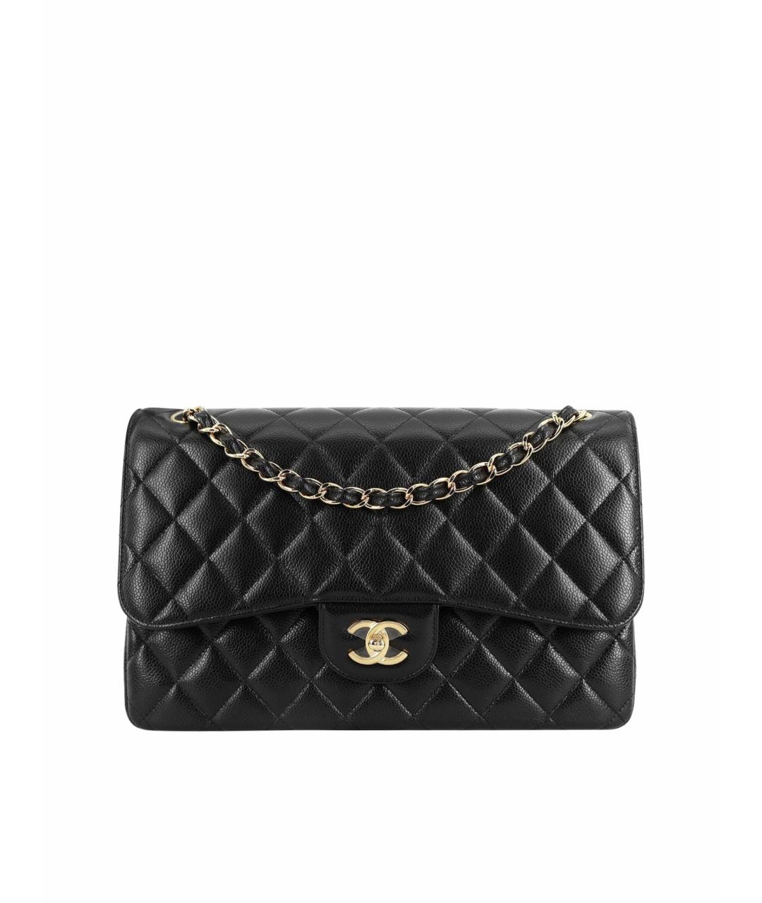 CHANEL Черная кожаная сумка тоут, фото 1
