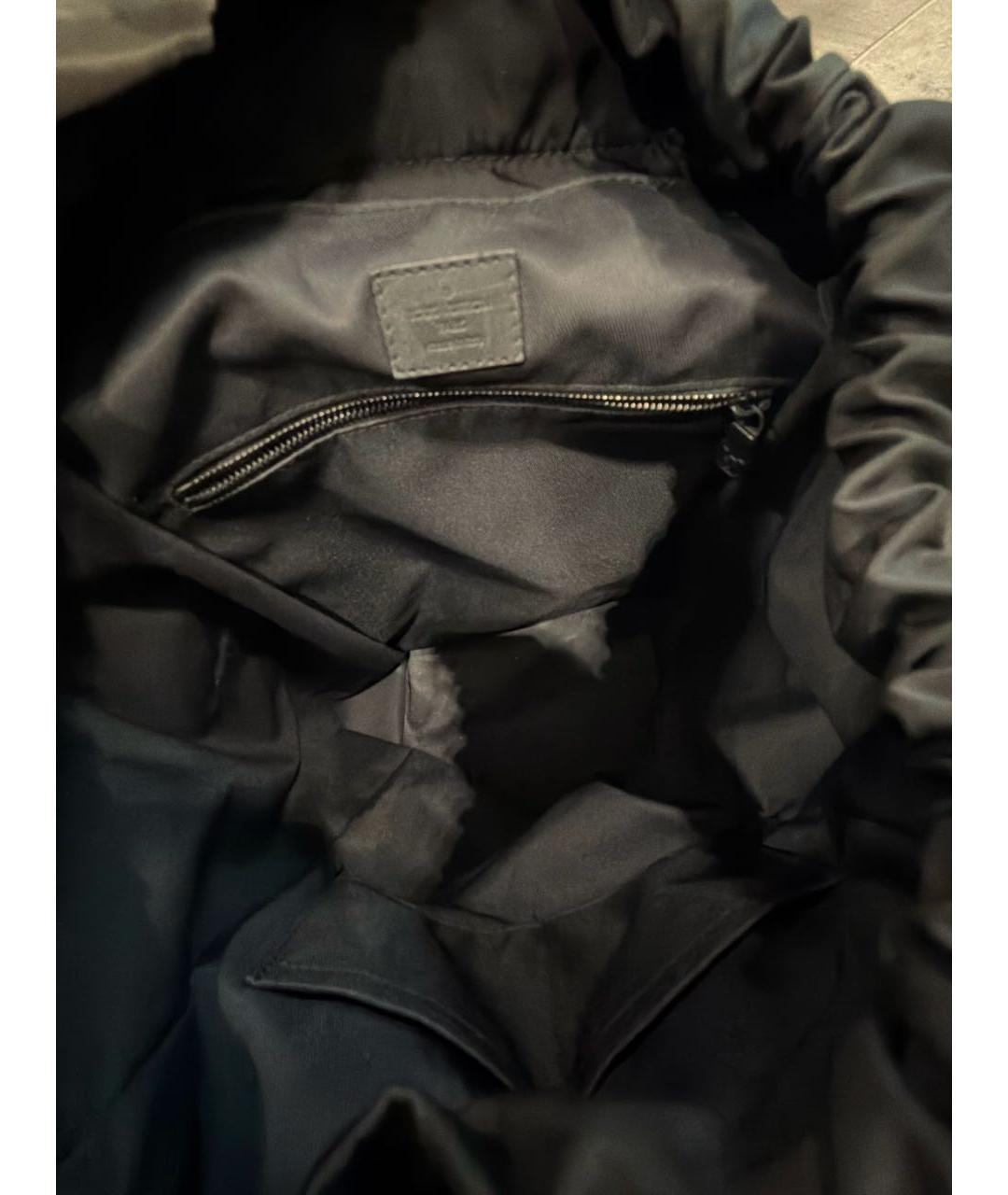 LOUIS VUITTON Черный кожаный рюкзак, фото 4