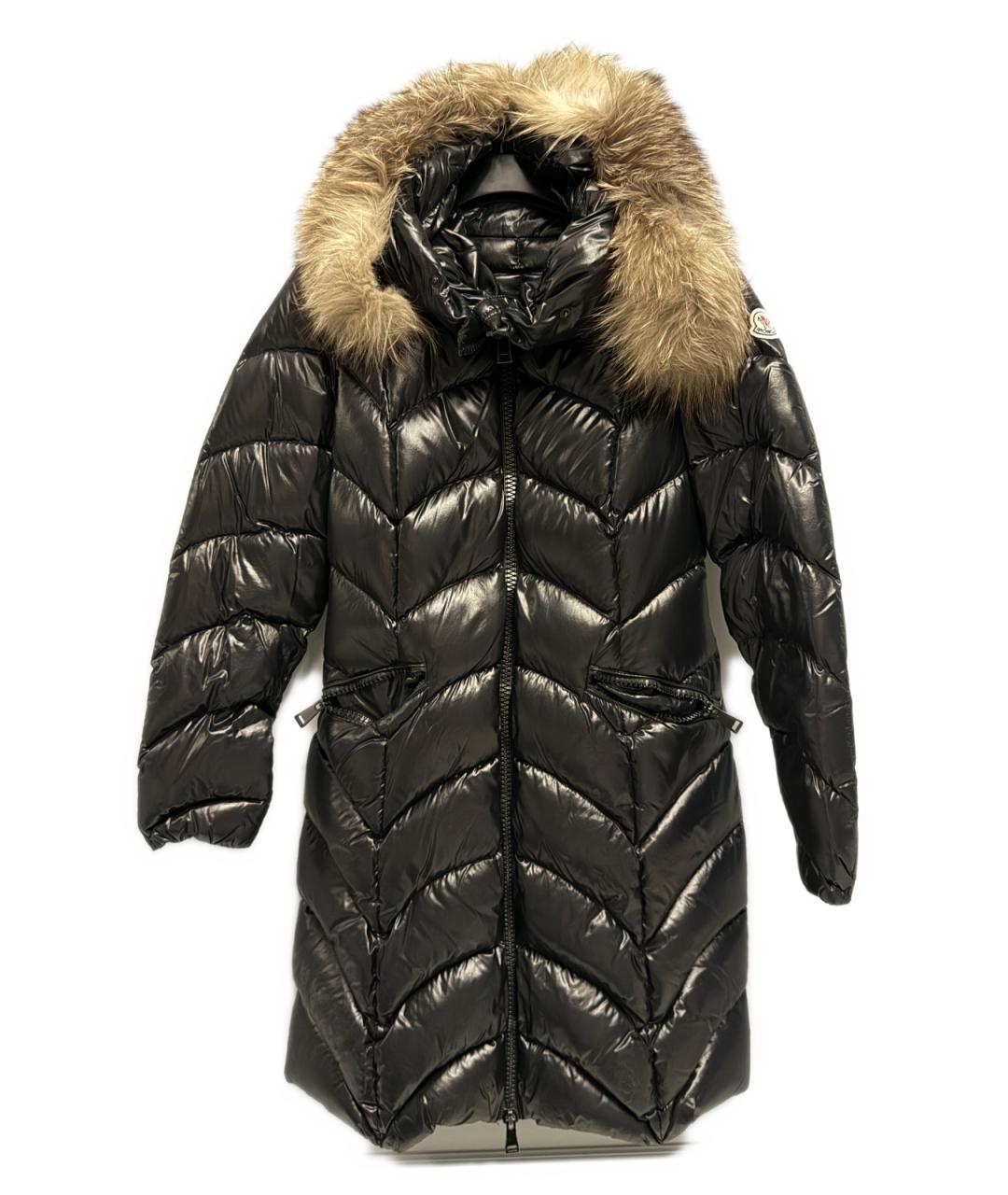 MONCLER Черная полиамидовая куртка, фото 7