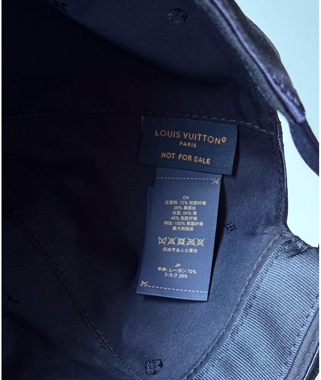 LOUIS VUITTON Темно-синяя кепка/бейсболка, фото 6