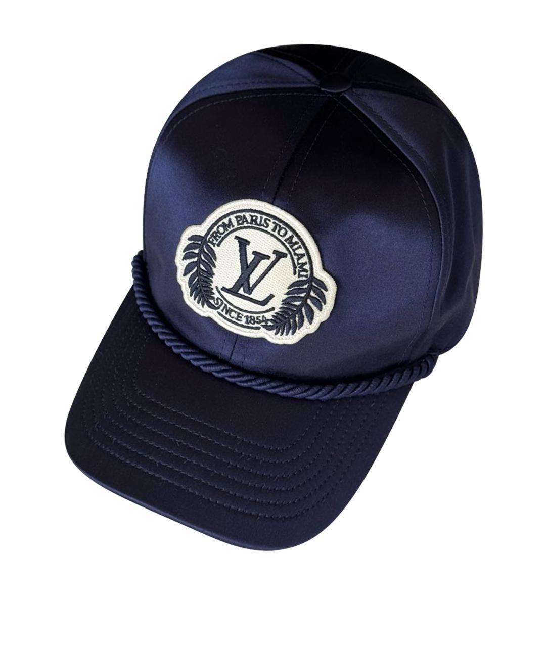 LOUIS VUITTON Темно-синяя кепка/бейсболка, фото 1