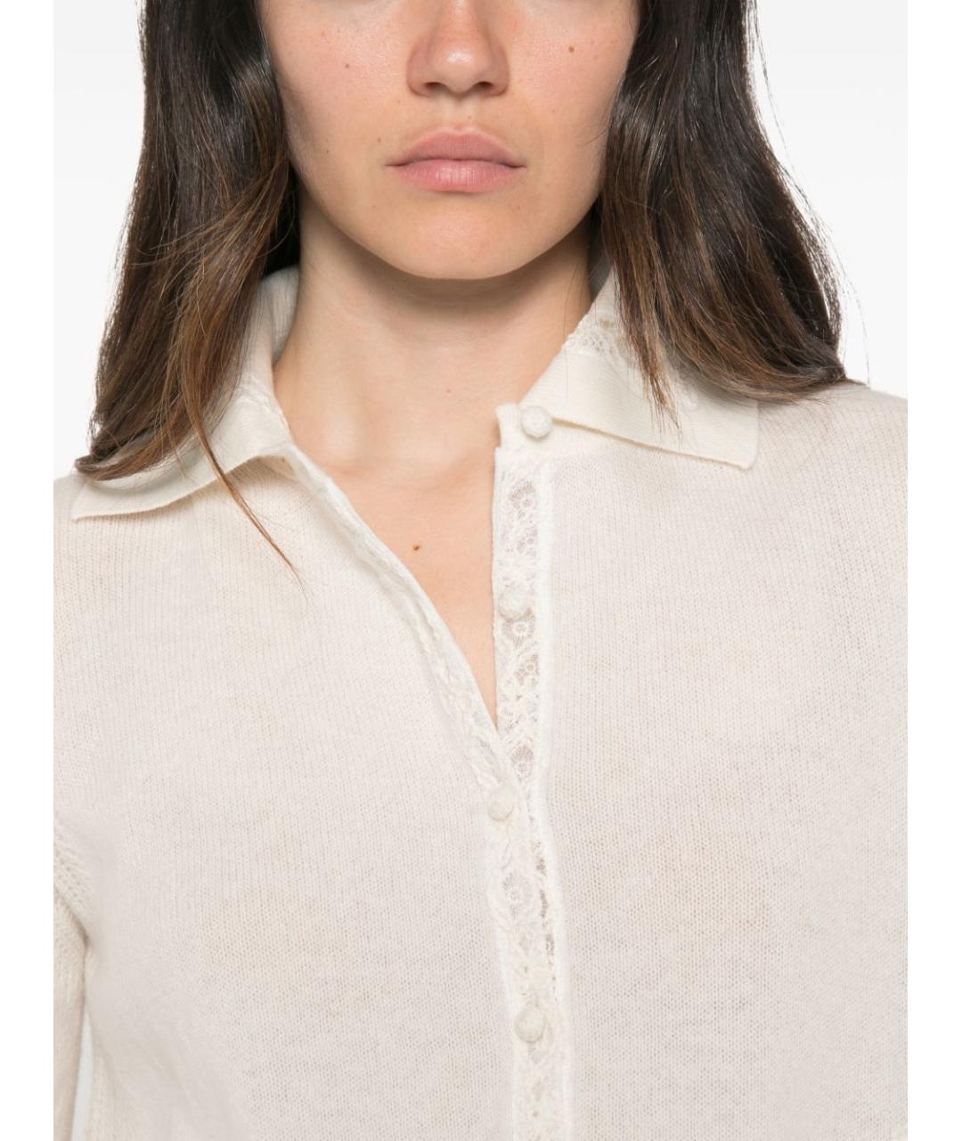 ERMANNO SCERVINO Белая кашемировая рубашка, фото 3