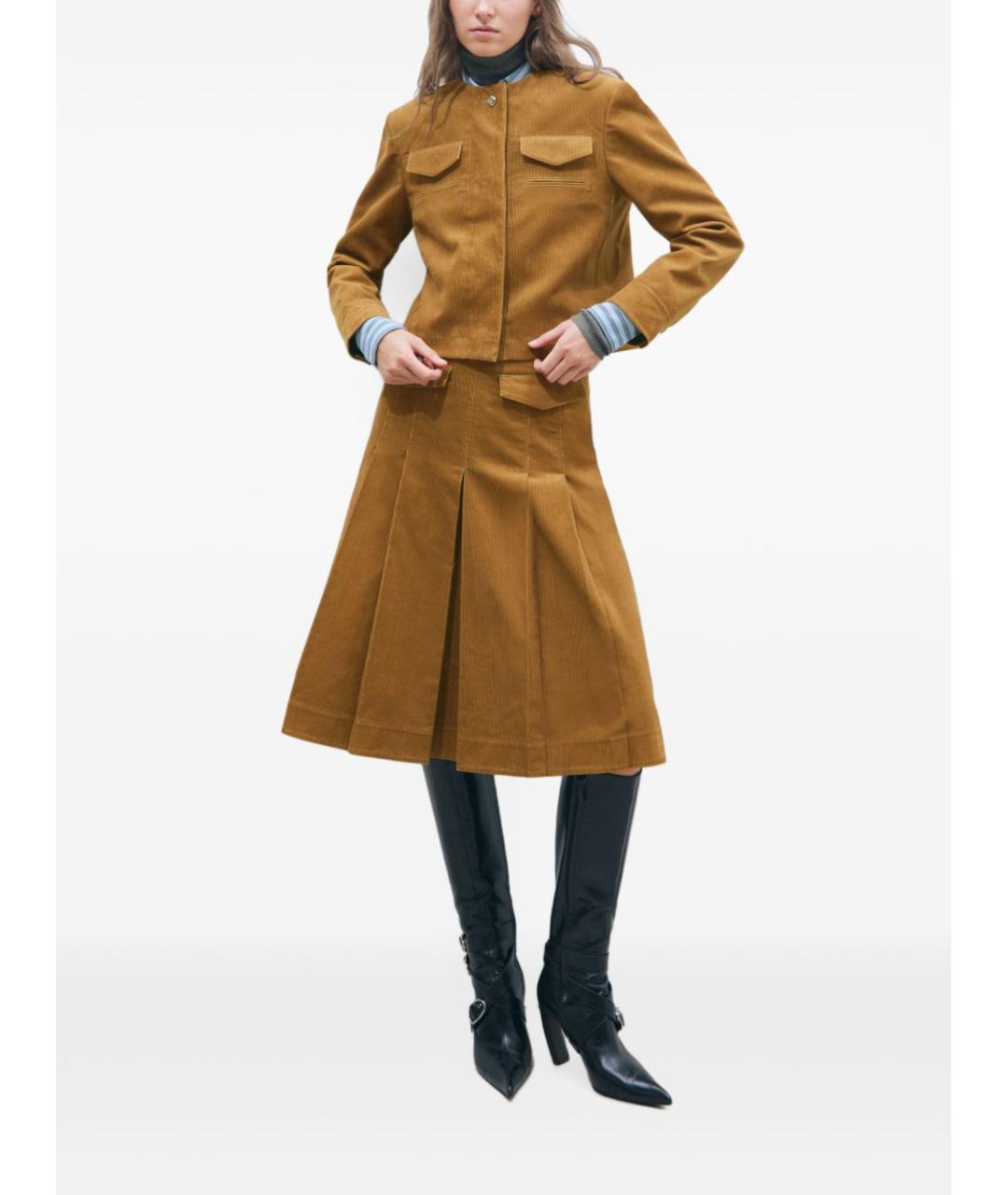 TORY BURCH Коричневая куртка, фото 2