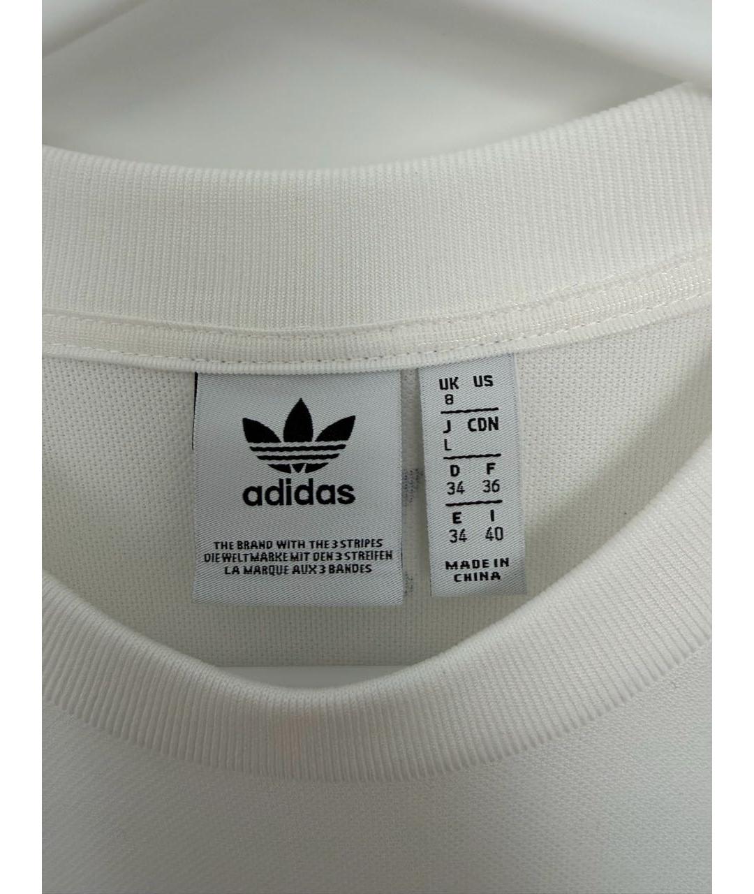 ADIDAS Белая футболка, фото 3