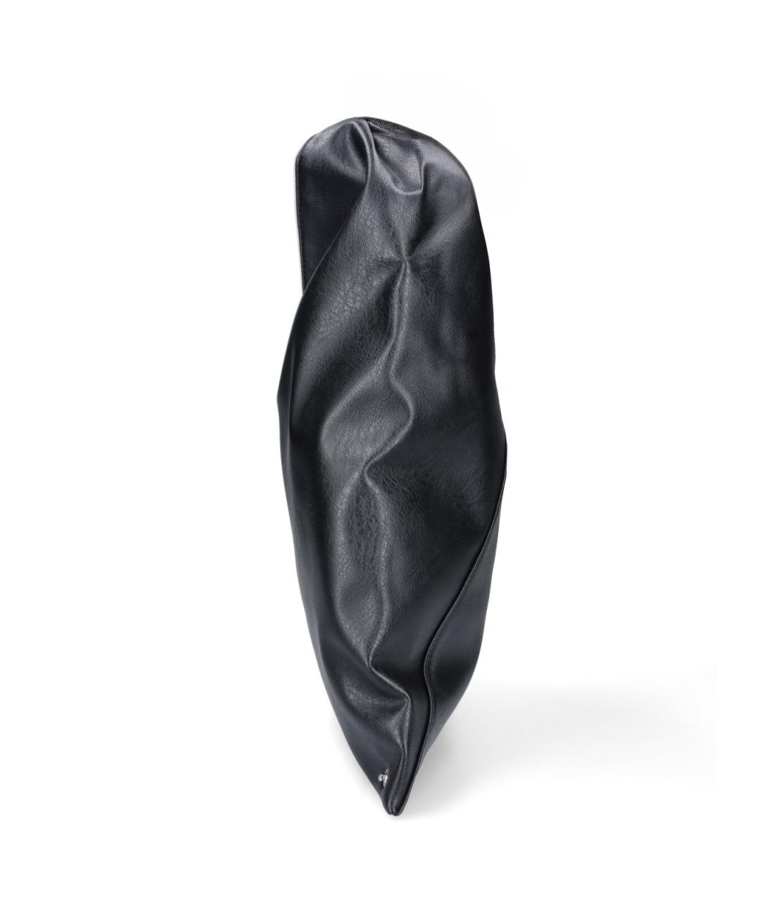 MM6 MAISON MARGIELA Черная сумка тоут из искусственной кожи, фото 5