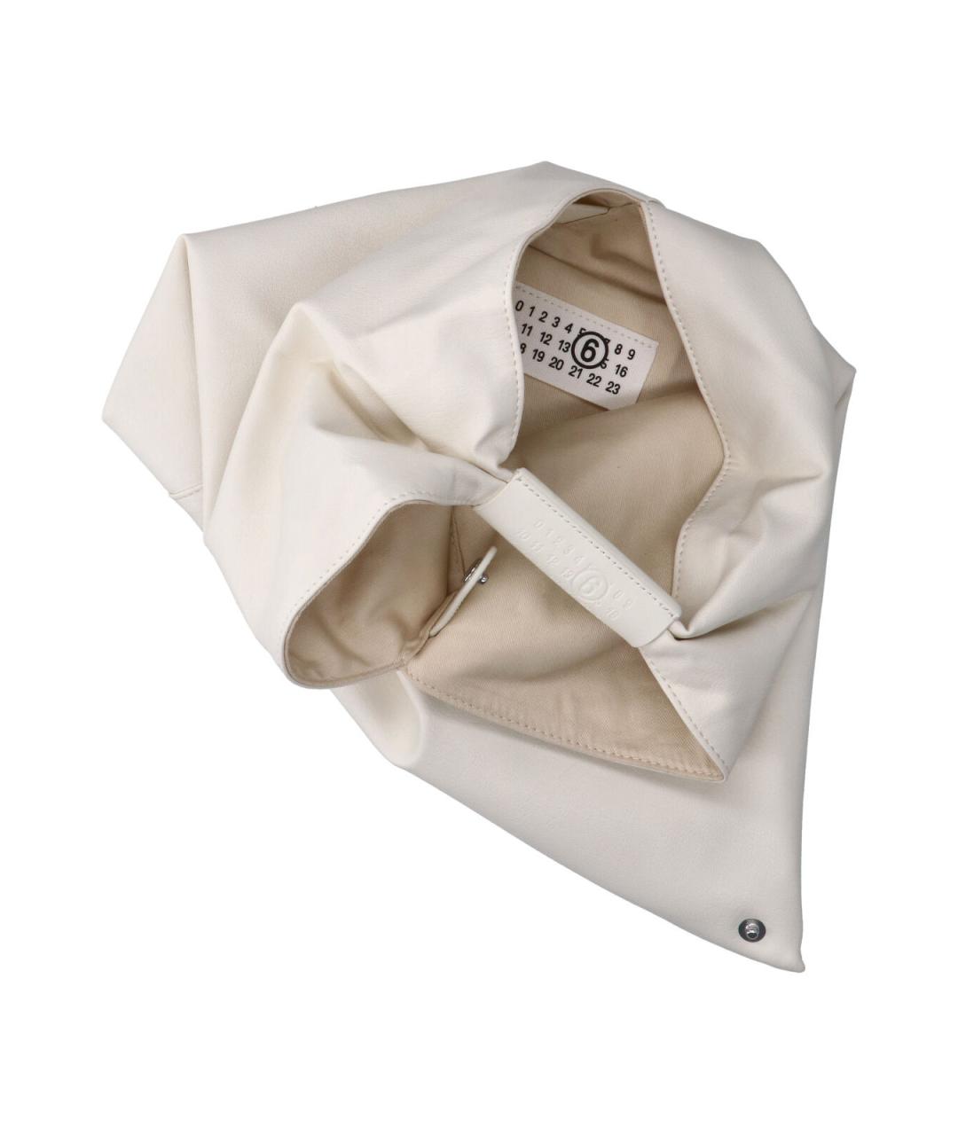 MM6 MAISON MARGIELA Белая сумка тоут из искусственной кожи, фото 4