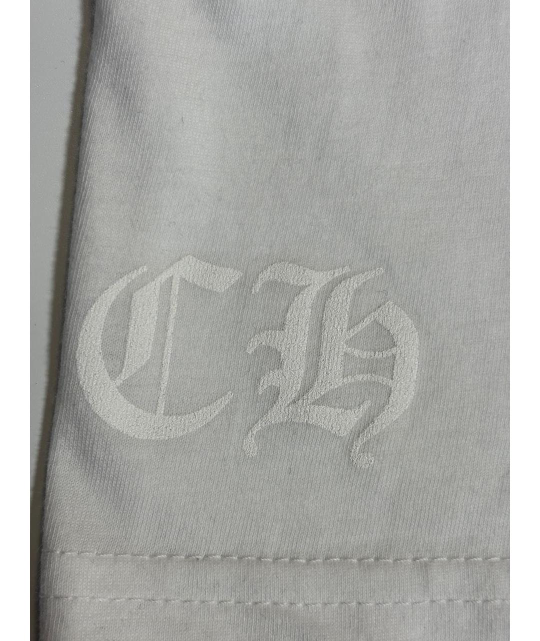 CHROME HEARTS Белая хлопковая футболка, фото 5