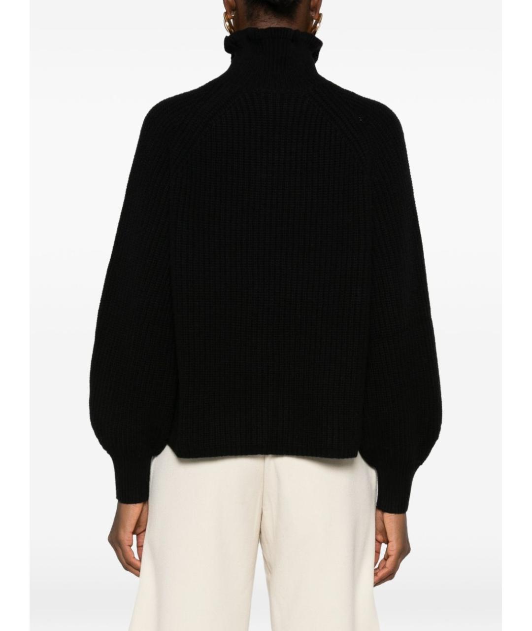 MAX MARA Черный шерстяной джемпер / свитер, фото 2