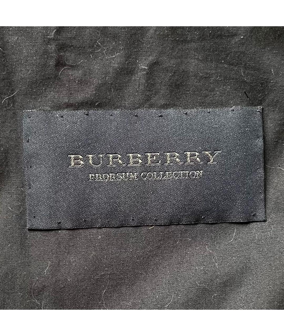 BURBERRY Темно-синий хлопковый жилет, фото 7