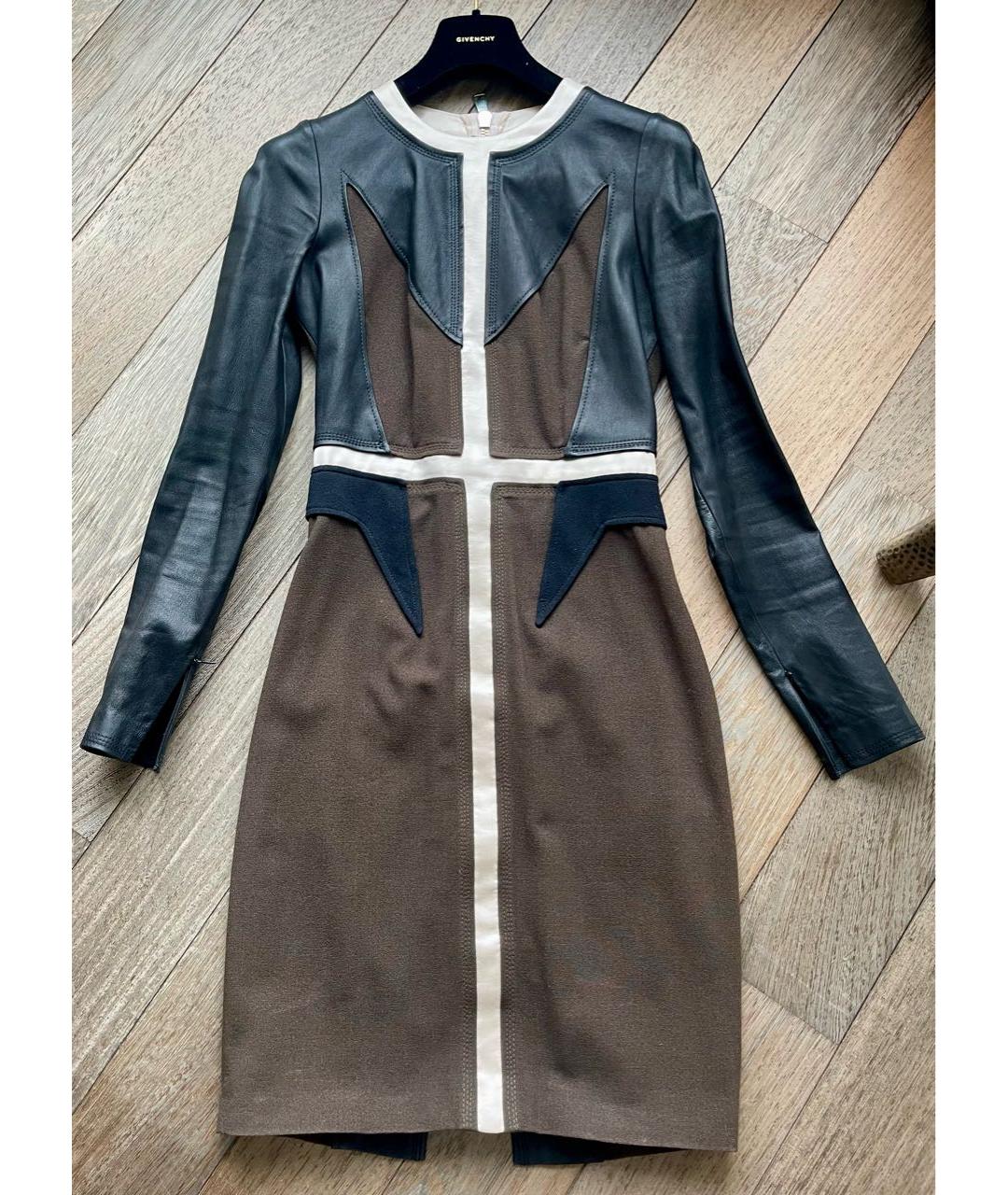 GIVENCHY Кожаное повседневное платье, фото 3