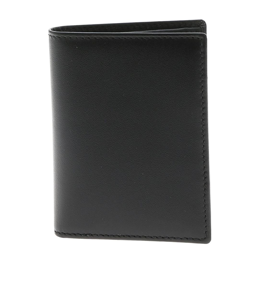 COMME DES GARÇONS WALLET Черный кожаный кошелек, фото 1