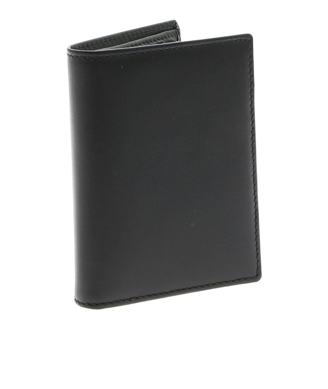 COMME DES GARÇONS WALLET Черный кожаный кошелек, фото 2