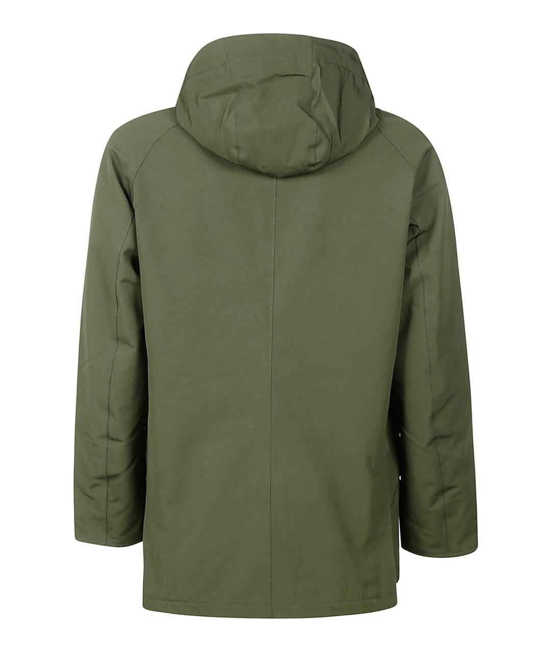 BARBOUR Зеленая нейлоновая парка, фото 2