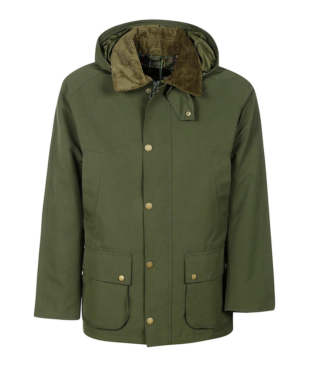 BARBOUR Зеленая нейлоновая парка, фото 1