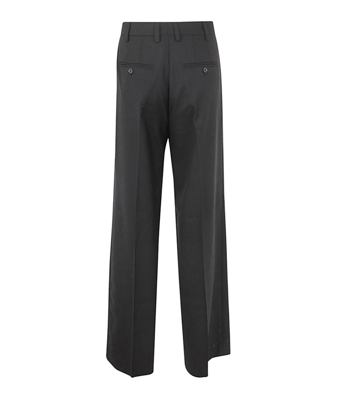 FILIPPA K Черные шерстяные прямые брюки, фото 2