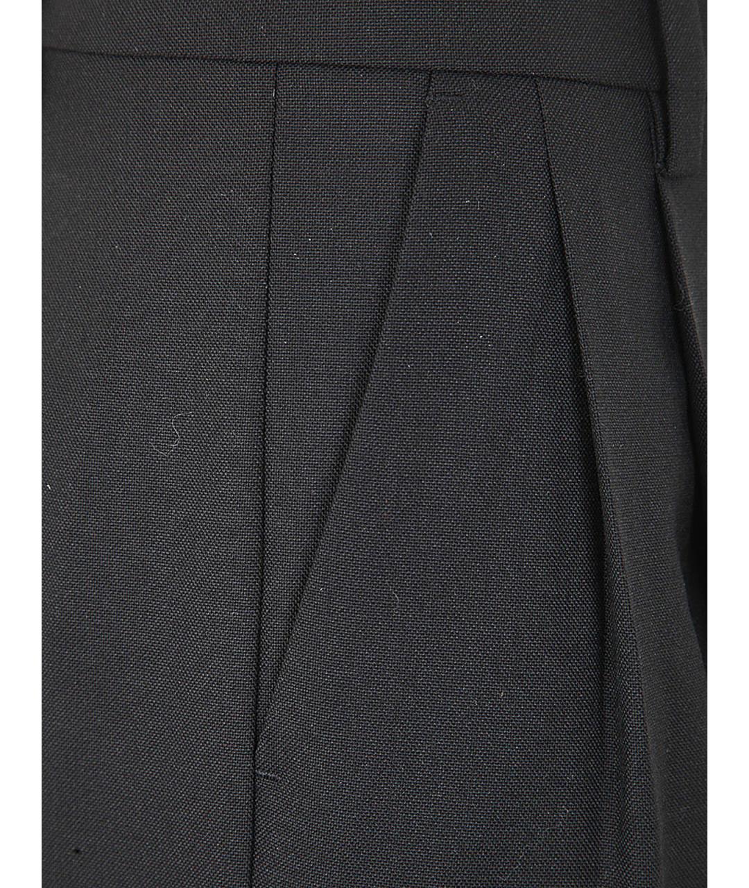 FILIPPA K Черные шерстяные прямые брюки, фото 3
