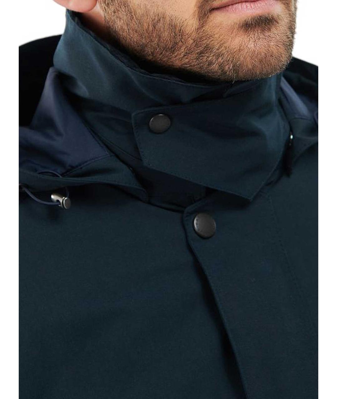 BARBOUR Синяя нейлоновая парка, фото 6
