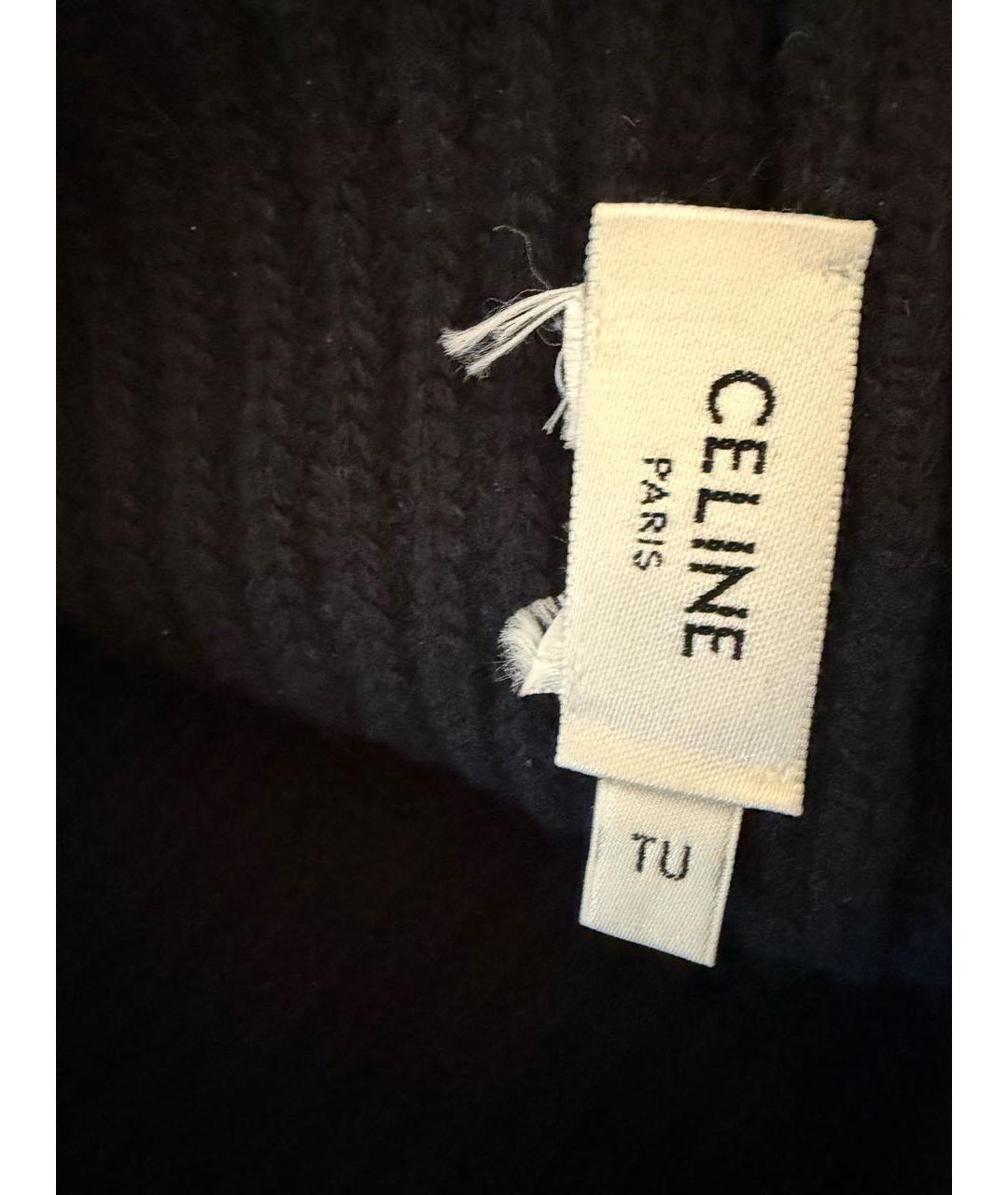 CELINE Черная шапка, фото 5