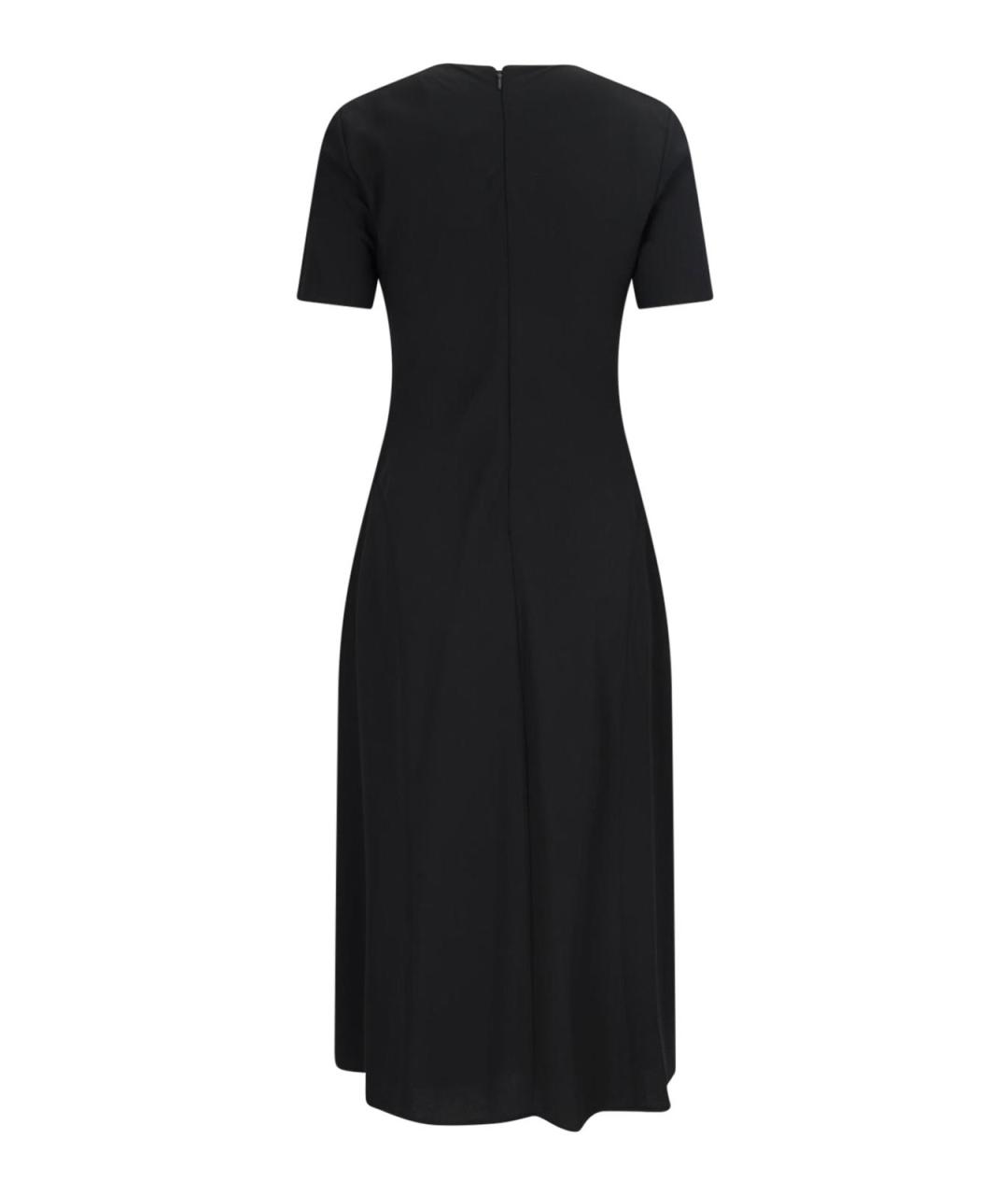 CALVIN KLEIN Черное полиэстеровое повседневное платье, фото 2