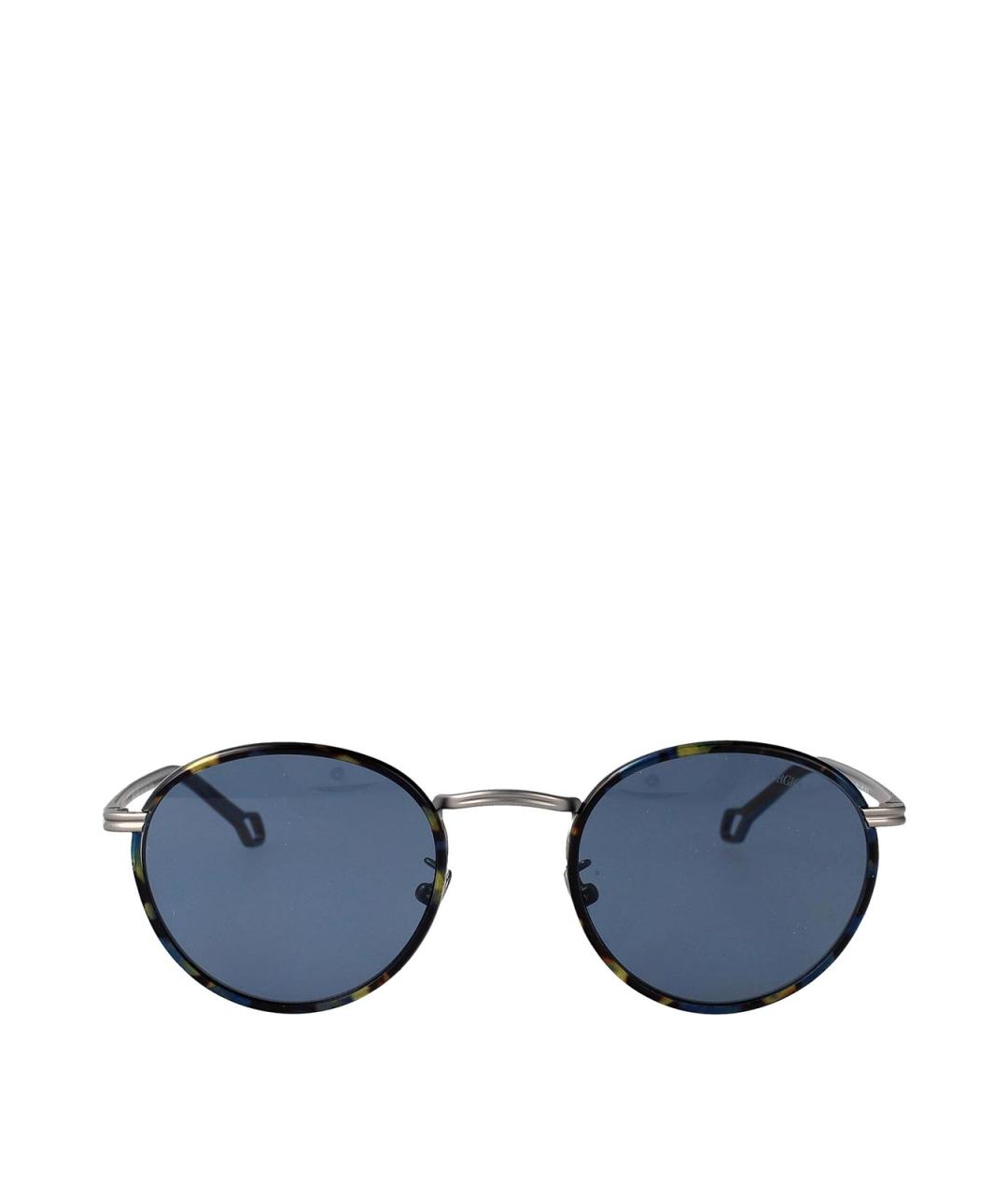 GIORGIO ARMANI Серебряные металлические солнцезащитные очки, фото 1
