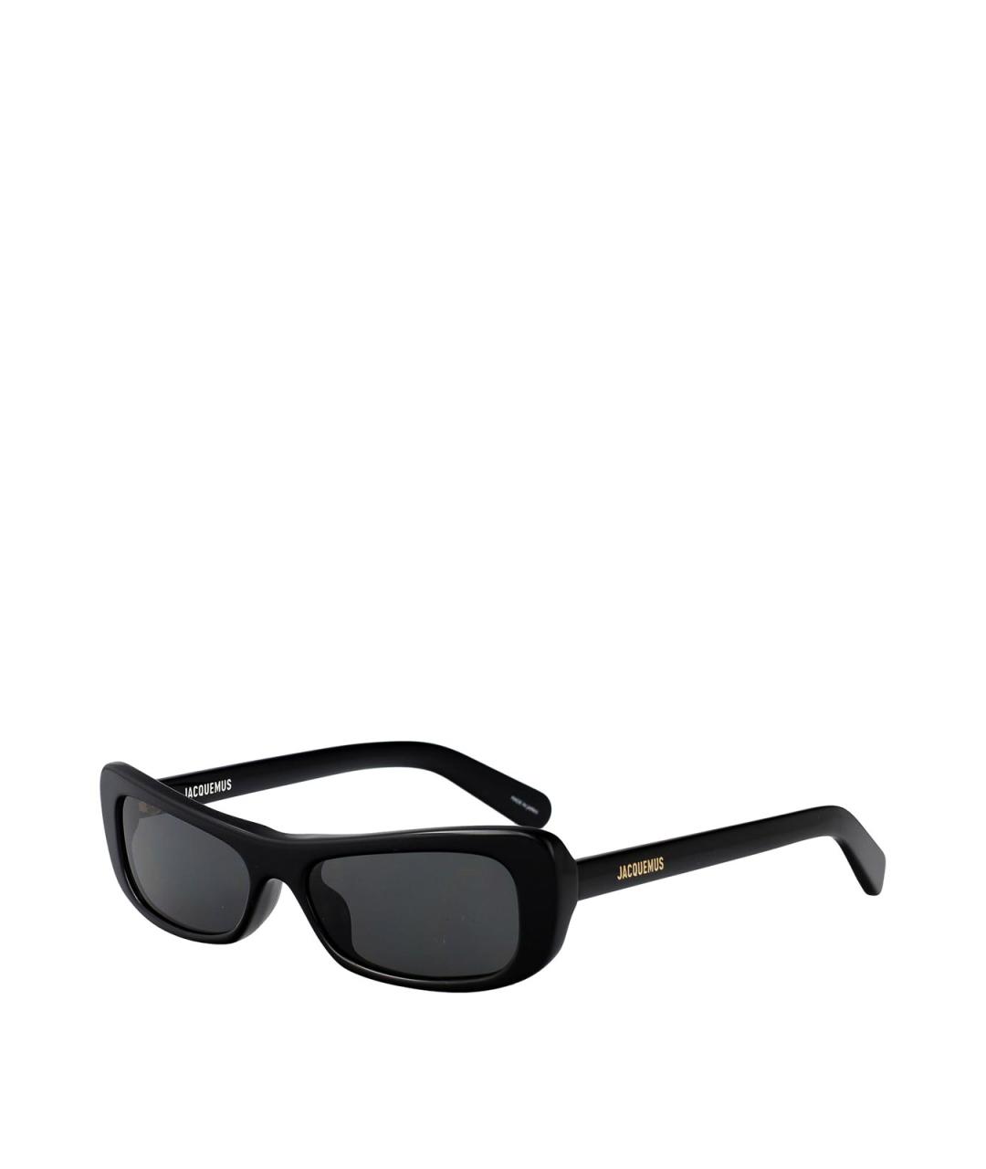 JACQUEMUS Черные пластиковые солнцезащитные очки, фото 2