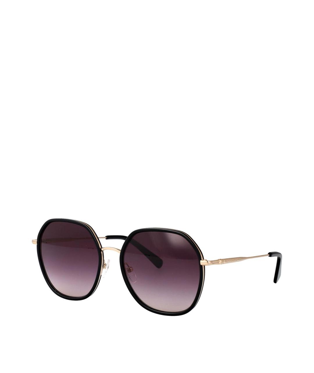 LONGCHAMP Золотые металлические солнцезащитные очки, фото 2