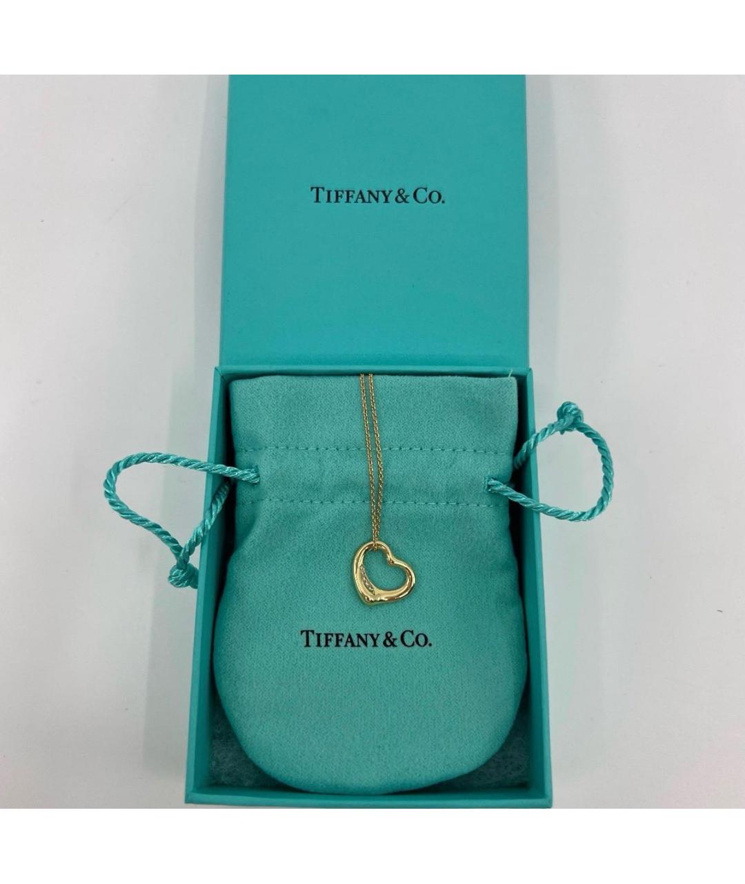 TIFFANY&CO Золотая подвеска из желтого золота, фото 5