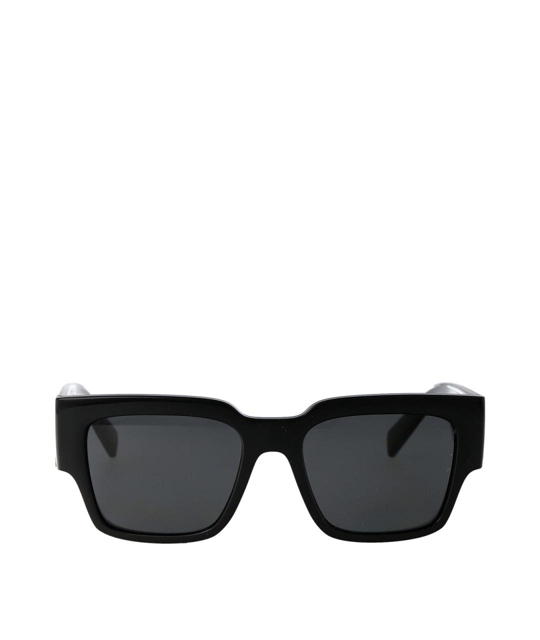 DOLCE&GABBANA Черные пластиковые солнцезащитные очки, фото 1