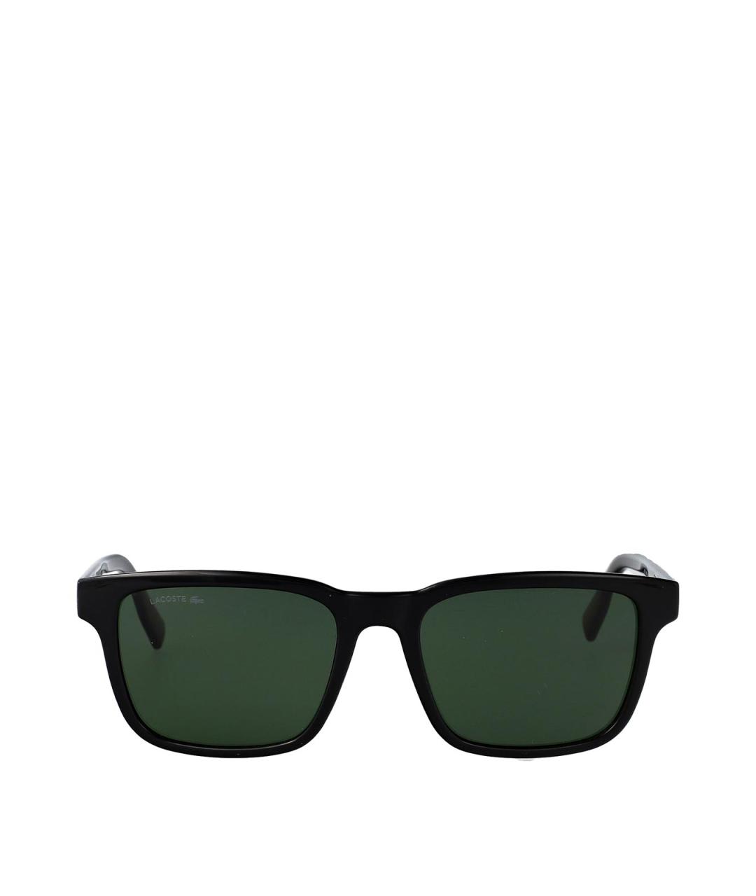 LACOSTE Черные пластиковые солнцезащитные очки, фото 1