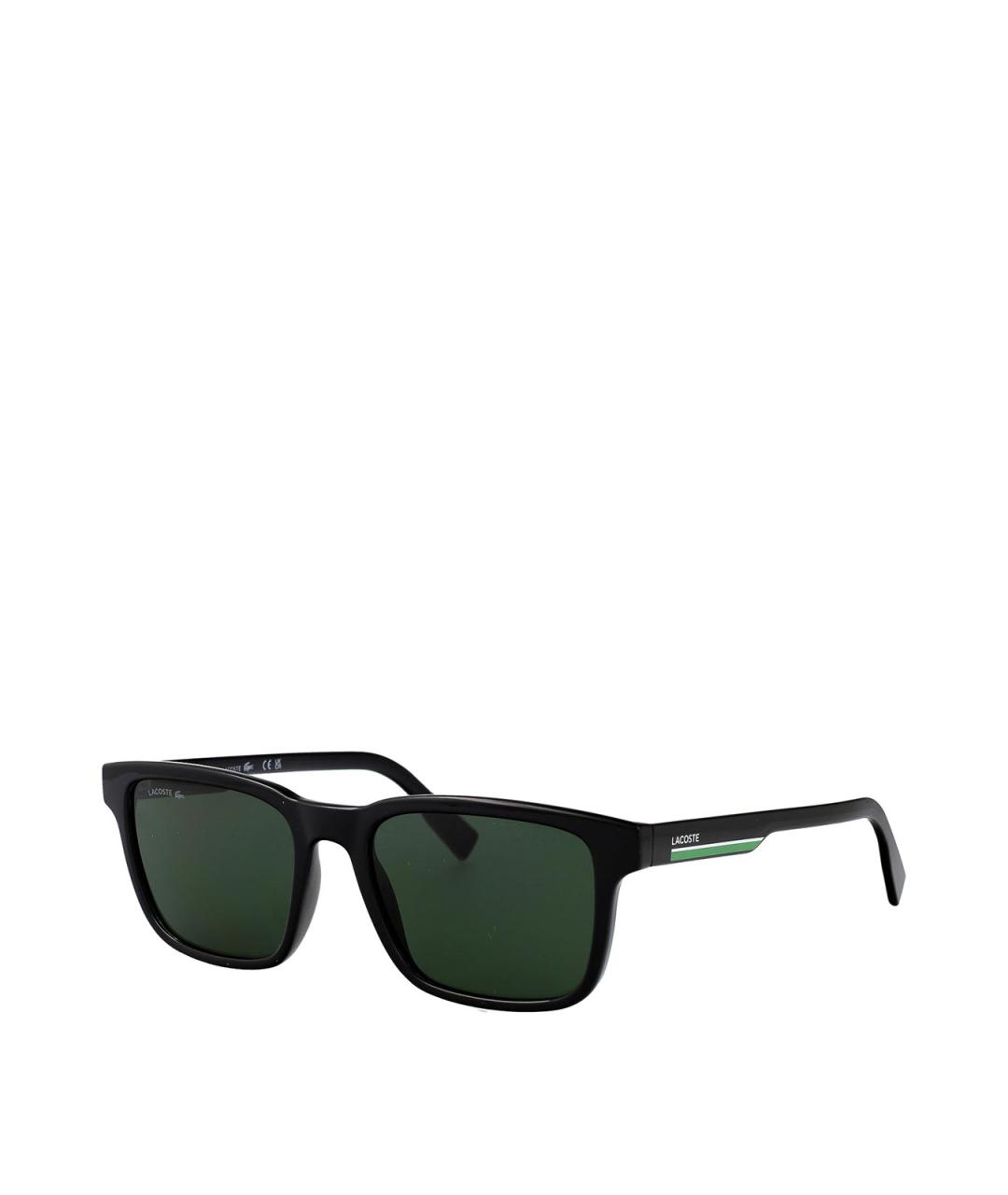 LACOSTE Черные пластиковые солнцезащитные очки, фото 2