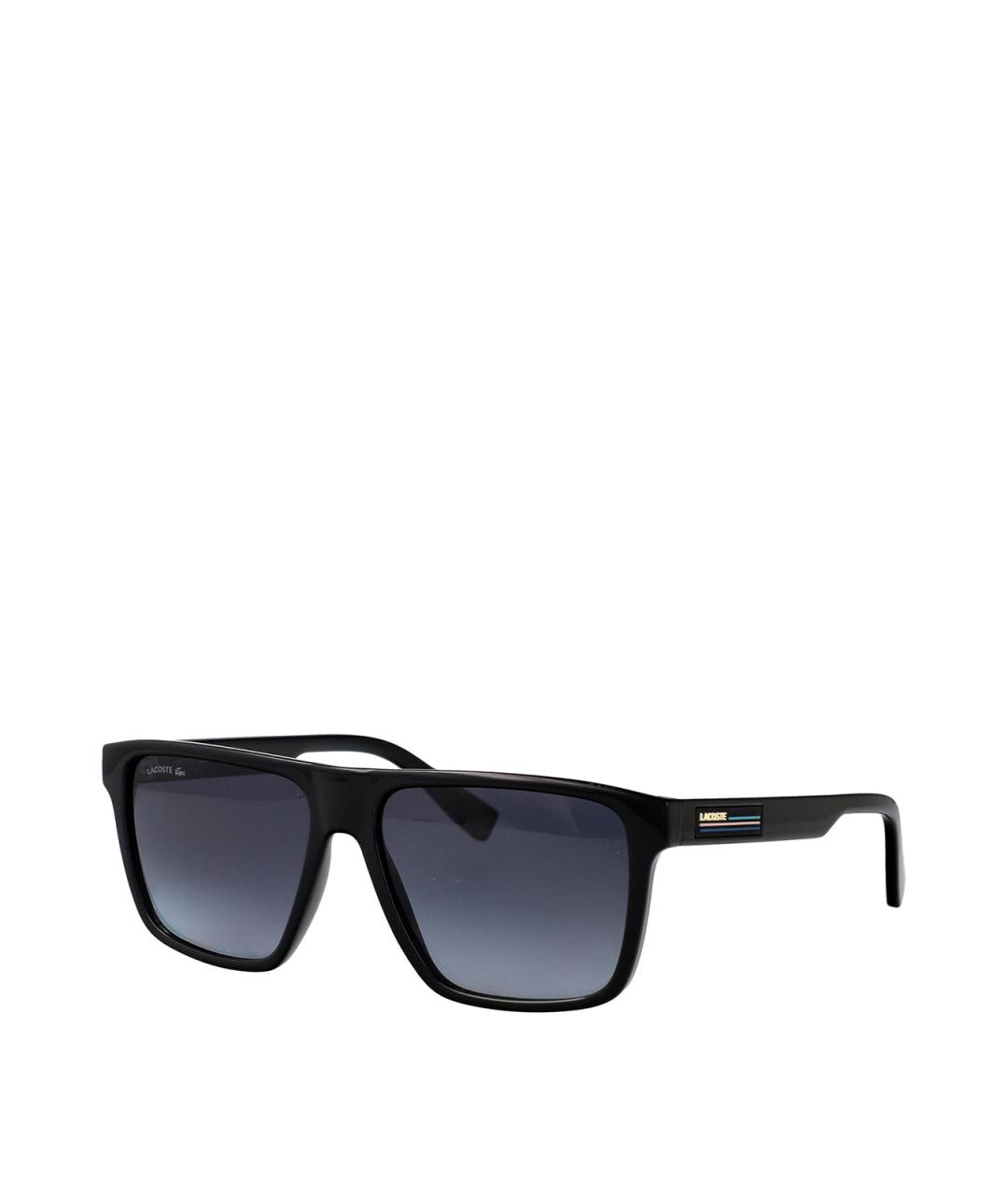 LACOSTE Черные пластиковые солнцезащитные очки, фото 2