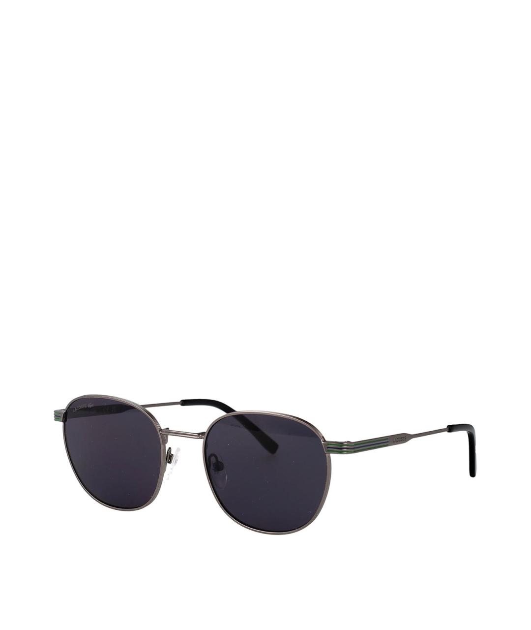 LACOSTE Черные металлические солнцезащитные очки, фото 2