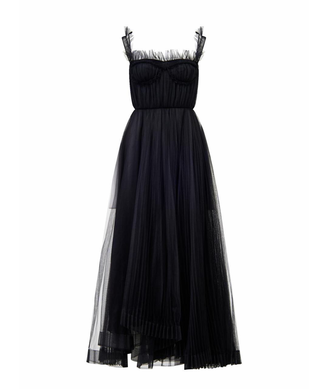 CHRISTIAN DIOR Черное полиамидовое вечернее платье, фото 1
