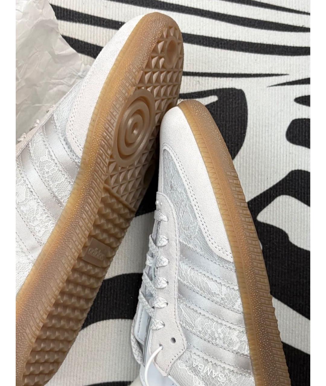 ADIDAS Серые текстильные кроссовки, фото 5