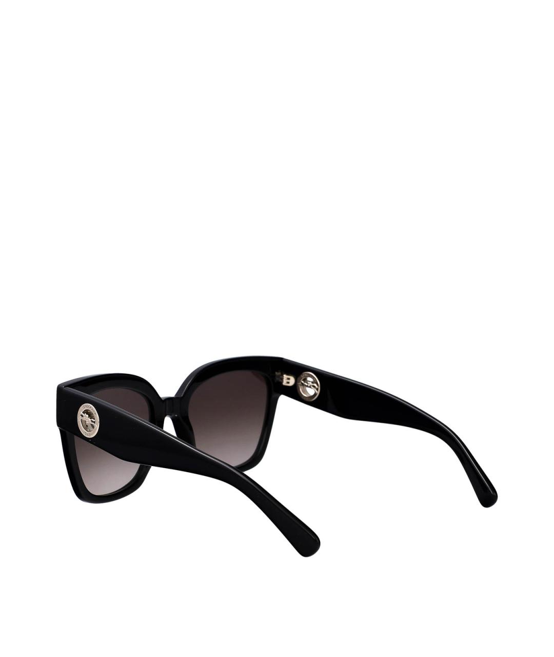 LONGCHAMP Черные пластиковые солнцезащитные очки, фото 4