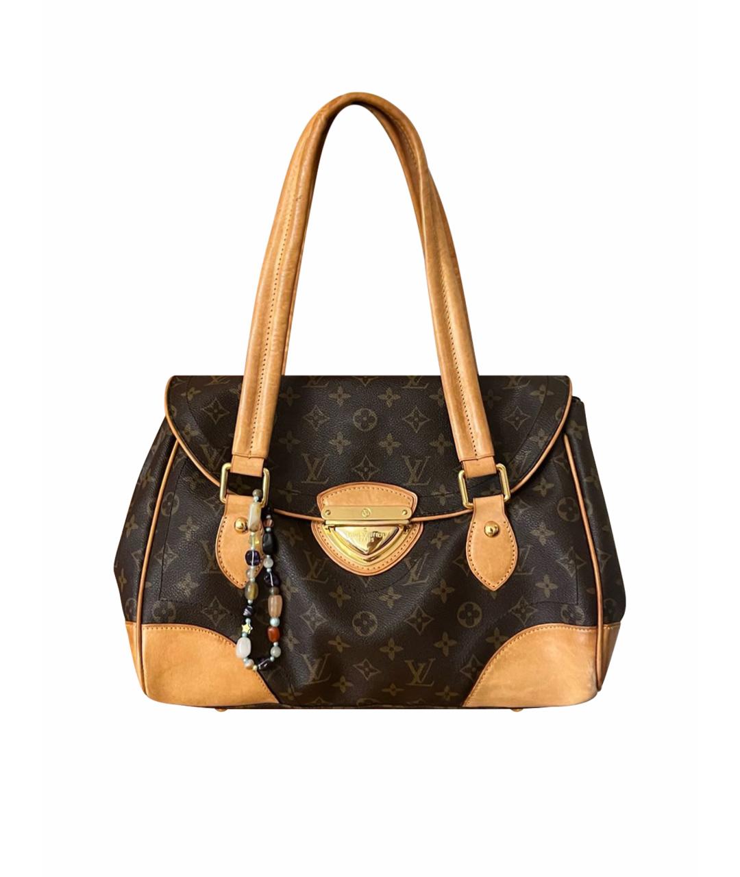 LOUIS VUITTON Коричневая сумка через плечо из канвы, фото 1