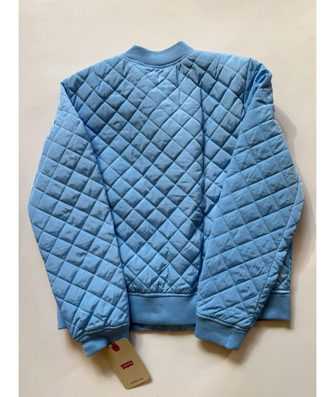 LEVI'S Голубая полиэстеровая куртка, фото 2